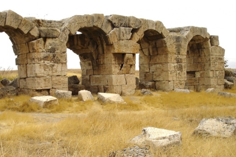 Ancient aqueduct system in Laodicea